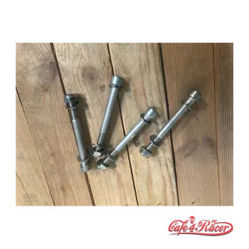 cafe 4 racer - Stainless steel wheel bolts set BMW K75 / K100 - front wheel brake disc mounting - Cafe4Racer Bolts set 