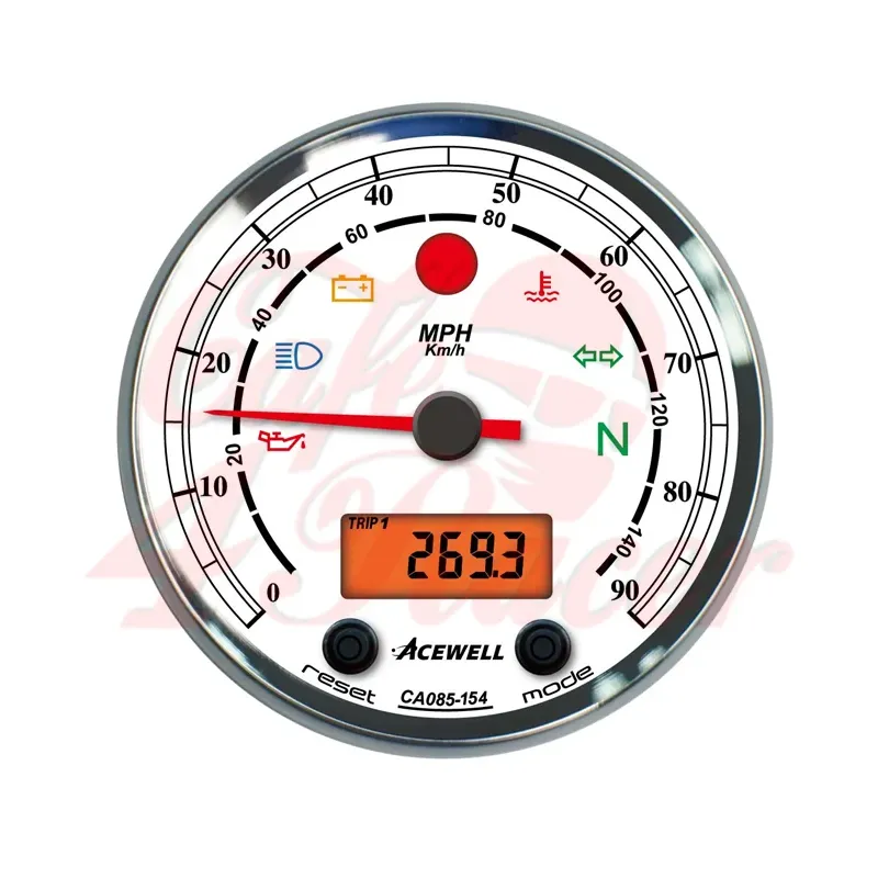 cafe 4 racer - Acewell ACE-CA085 KM/H - Acewell  Digitální rychloměry  