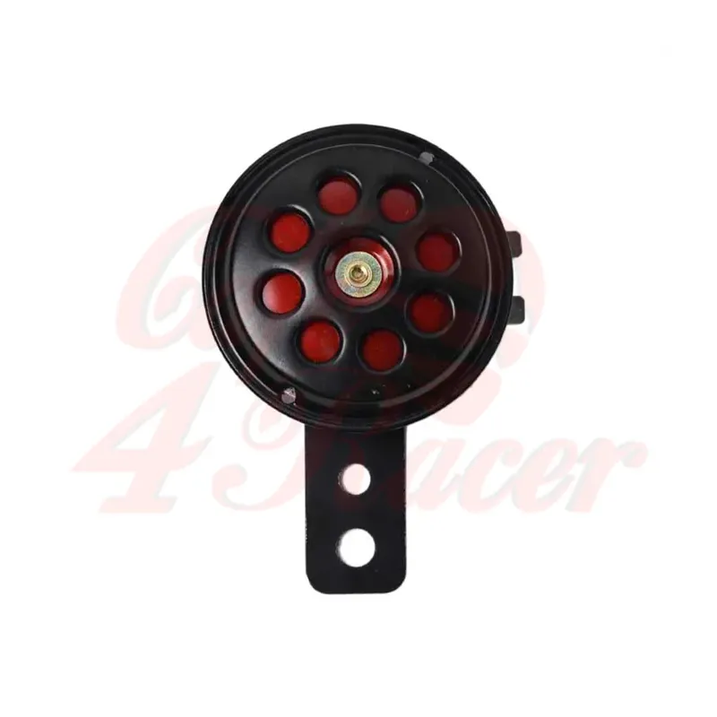 cafe 4 racer - 12-Volt Small Horn - Black / Red - Cafe4Racer Horn 