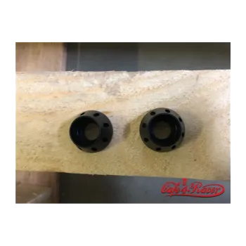 cafe 4 racer - Sada podložek 2ks pro tlumič nárazů černě eloxovaný M12 - Cafe4Racer Sada šroubů  
