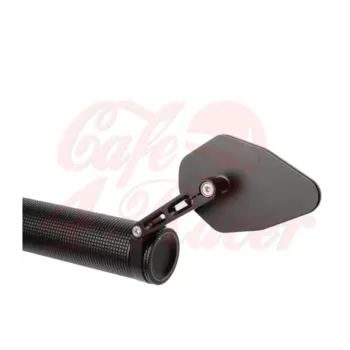 cafe 4 racer - Rebel switch 4 button – Black- 22mm 7/8" Handlebar - Rebelmoto Bar end mirrors 
