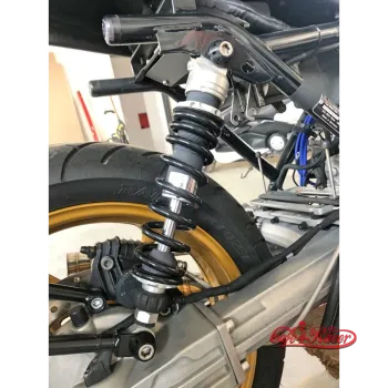 cafe 4 racer - Sada podložek 2ks pro tlumič nárazů černě eloxovaný M12 - Cafe4Racer Sada šroubů  