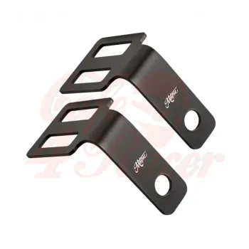 cafe 4 racer - Indicator/Turn Signal Brackets - Under seat Mount - Black - Motone CNC aluminum housing & brackets 