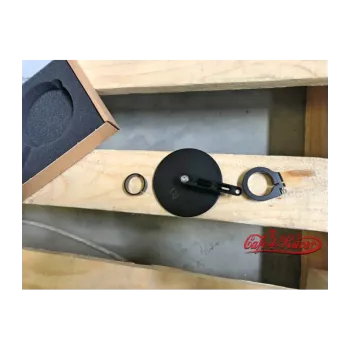 cafe 4 racer - Tlačítko Rebel 4 - černé 25,4 mm 1" - Rebelmoto Zrcátka na řídítka 
