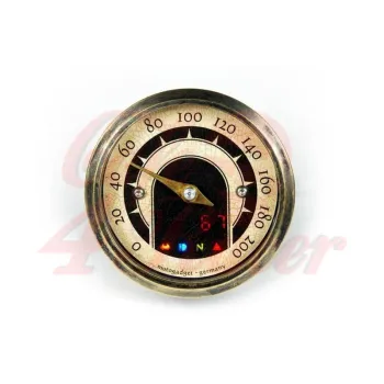cafe 4 racer - Motogadget analogue speedometer mst vintage, with brass ring - Motogadget Digital speedometers 4054783045921