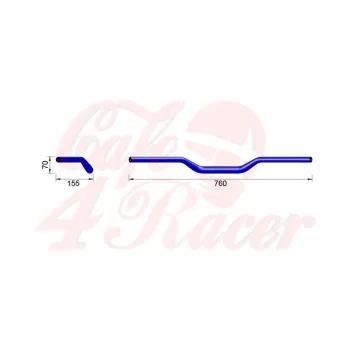 cafe 4 racer - LSL Superbike handlebars 28.6mm silver - LSL Standard handlebars 4251342900176