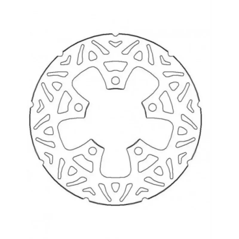 Accossato Fix Rear Brake Disc, Steel-made, for Motorcycles