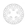 Accossato Fix Rear Brake Disc, Steel-made, for Motorcycles