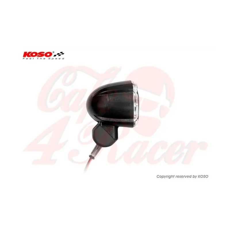 LED taillight with brake light function, GT-02S clear lens e-mark approval with bracket