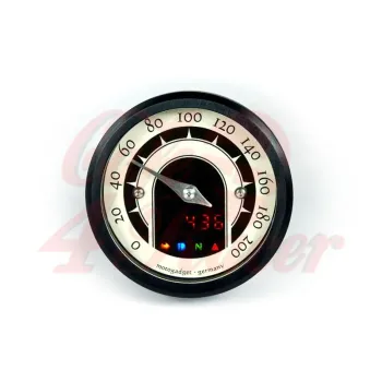cafe 4 racer - Motogadget M-Unit Basic  Motoscope TINY černý rámeček - Motogadget SUPER NABÍDKA! 