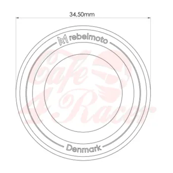 cafe 4 racer - Rebelmoto bar ends Type 2 - Rebelmoto Bar Ends 