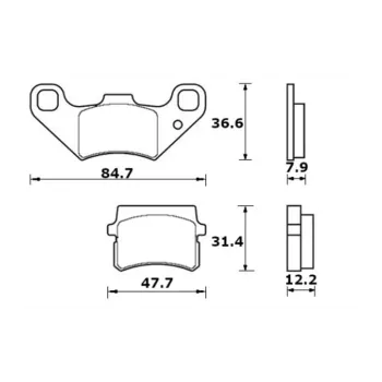 cafe 4 racer - FA160 EBC Blackstuff Brake pads - EBC Brake pads / shoes 5050953001994