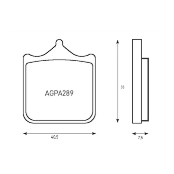 cafe 4 racer - CLBRA BRAKE PADS 2430XBK5 SINTER METAL - CL BRAKES Brake pads / shoes 841754010842