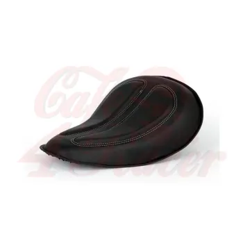 cafe 4 racer - Danaborg, custom solo seat. Black with black panels - MCS Bobber Solo Seats 