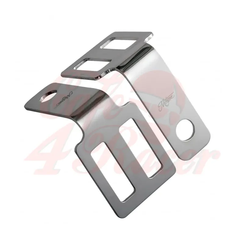 cafe 4 racer - Indicator/Turn Signal Brackets - Under seat Mount - Polish - Motone CNC aluminum housing & brackets 