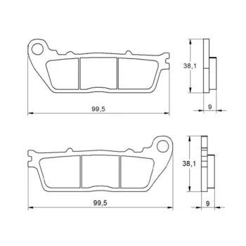cafe 4 racer - EBC-FA125 - EBC Brake pads / shoes 4251352665157