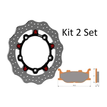 cafe 4 racer - UTVX6338 EBC INOX VEE-Rotor - EBC Brake discs 