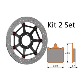 cafe 4 racer - VR841GLD  EBC   INOX VEE-Rotor - EBC Brake discs 5050953626050