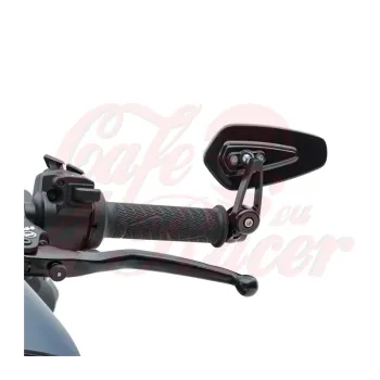 cafe 4 racer - Handle Bar End Side Mirrors CNC CR5 - Cafe4Racer Bar end mirrors 
