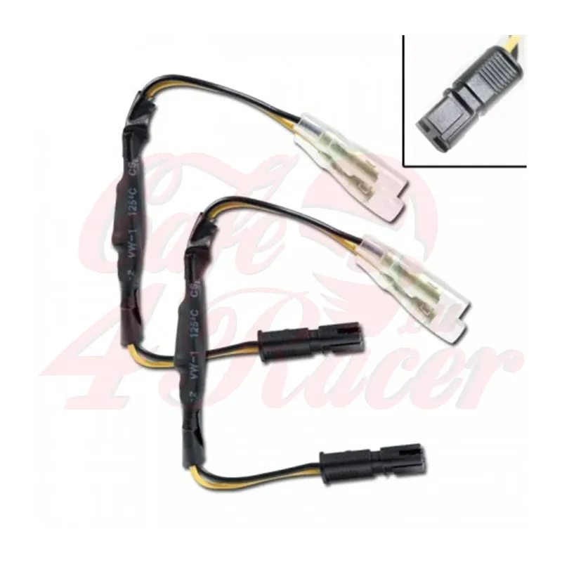 cafe 4 racer - Adapter cables for indicators include resistors BMW F800R R850GS / R, K1200R, K1300R, R1200GS / R / S, S1000RR - HS MOTO Germany Adapter cable 4251352602930
