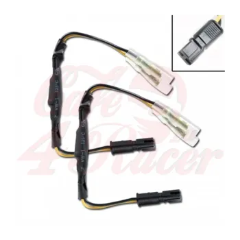 cafe 4 racer - Adapter cables for indicators include resistors DUCATI Monster 696/796/1100 / Streetfighter / Hyperstrada / Multistrada /1199 - HS MOTO Germany Adapter cable 4251352600073
