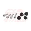 cafe 4 racer - Motone Shock Absorber Finishers/Dress Up Kits - Black - Motone Triumph Bonneville 
