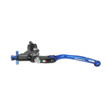 cafe 4 racer - Accossato "Racing" Cable Full Clutch With Folding Colourful Lever (nut+insert+adjuster), provided with switch setup (switch not  - Accossato  Radial Clutch  