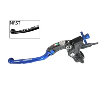 cafe 4 racer - Accossato "Racing" Cable Full Clutch With Folding Colourful Lever (nut+insert+adjuster), with switch included - Accossato  Radial Clutch 