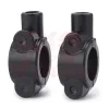 cafe 4 racer - 8mm Anti-Clockwise Black Motorcycle Mirror Mount Adaptor LH - Cafe4Racer Accessories 