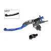 cafe 4 racer - Accossato "Racing" Cable Full Clutch With Folding Colourful Lever (nut+insert+adjuster), with switch and mirror holder included - Accossato  Radial Clutch 