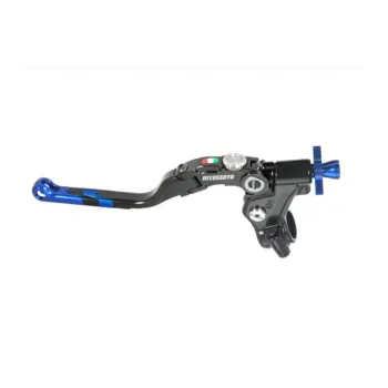 cafe 4 racer - Accossato Radial Clutch Master Cylinder PRS 17x15-16-17 With Natural Anodyzed body and Colourful folding lever (nut + lever) - Accossato  Radial Clutch  