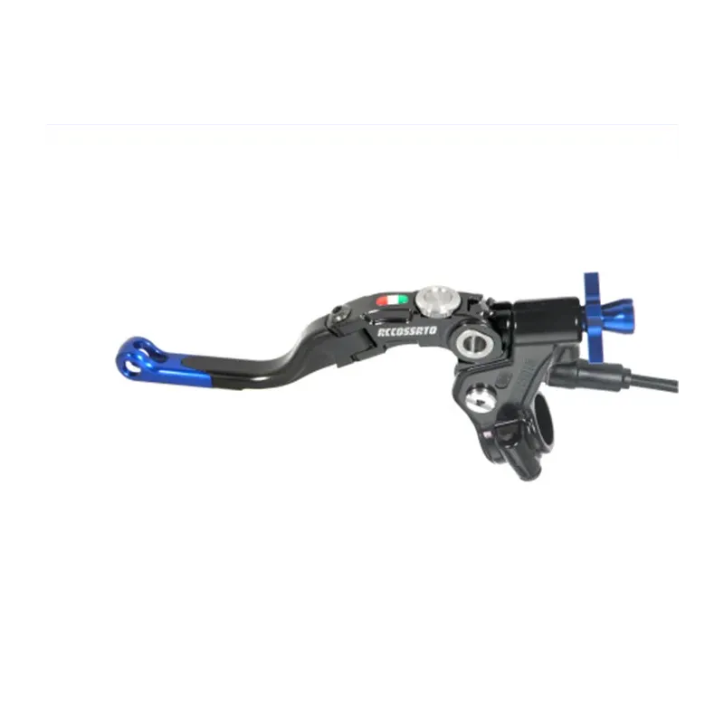 cafe 4 racer - Accossato Cable Full Clutch With Colourful Revolution Lever (nut+insert+adjuster), with switch included - Accossato  Radial Clutch  