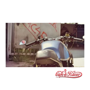 cafe 4 racer - Rebel tlačidlo 3 button – čierny 22mm 7/8" - Rebelmoto 22mm / 7/8 inch 
