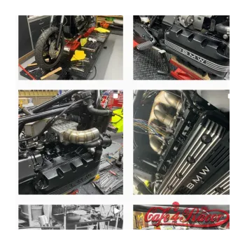 cafe 4 racer - BMW K-Serie Air Intake Stainless 0° CUT verzia - Cafe4Racer Adaptery na vzduch. filter 