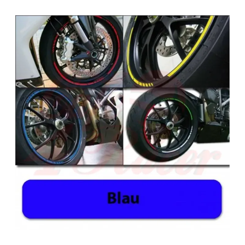 cafe 4 racer - Strips for wheels GP STYLE Rim size: 16-19 inches YELLOW - HS MOTO Germany Strips for wheels 