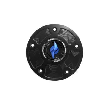 cafe 4 racer - Monza Flip Up Gas Tank Cap 2.5"/62mm - wrinkle Black - Motone Fuel Caps 