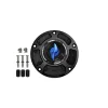 cafe 4 racer - Tank filler cap for Honda motorbikes with quick release machined from billet aluminium, Accossato brand code FC125 - Accossato  Fuel Caps 