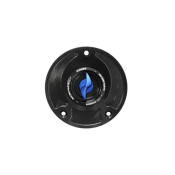 cafe 4 racer - Pop-up gas cap set. Black - MCS Fuel Caps 