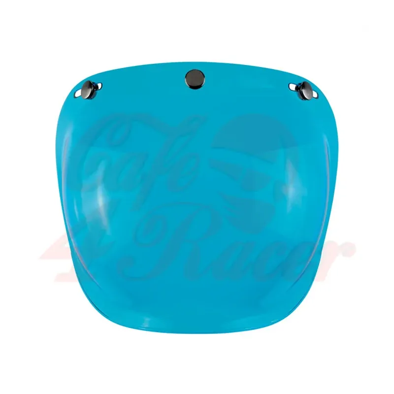 cafe 4 racer - Biltwell Bubble Shield BLUE - BILTWELL  Optics & Masks for Helmets  