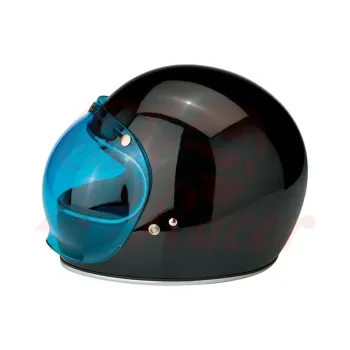 cafe 4 racer - Biltwell Bubble Shield BLUE - BILTWELL  Optics & Masks for Helmets  