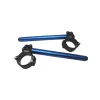 cafe 4 racer - Accossato Aluminium-forged clip-on provided with metal clamp composed of 2 half-rings, 10 degrees inclination - Accossato  Cafe Racer clip-ons 