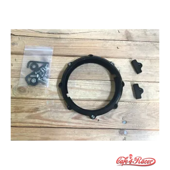 cafe 4 racer - MONZA 5.75 Inch CNC Machined Aluminum LED Headlight Surround - Black - MAX-INC  Headlight housing 