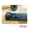 cafe 4 racer - Sportz Anodizované CNC ALu + guma s uzáverom 22mm rukoväte Čierna - MAX-INC  22mm & 7/8 inch 