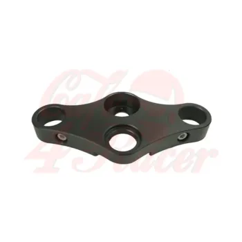 cafe 4 racer - Top Triple Tree Clamp “Café” K100 & K75 – 41,3mm Forks anodized black - Rebelmoto BMW K100 16V, K1, K1100 41,7mm 