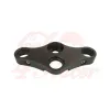 cafe 4 racer - Top Triple Tree Clamp “Café” K100 & K75 – 41,3mm Forks anodized black - Rebelmoto BMW K100 16V, K1, K1100 41,7mm 
