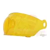 cafe 4 racer - T-1 Bubble Shield Visor Yellow - TORC Helmets   Optics & Masks for Helmets  