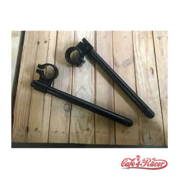 cafe 4 racer - Universal clip-ons 41mm Black HIGH - Cafe4Racer Cafe Racer clip-ons 