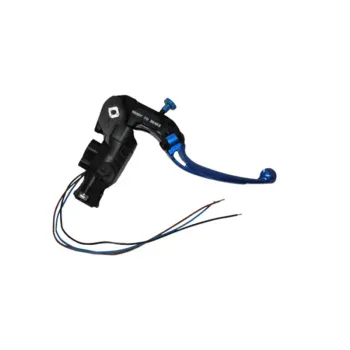 cafe 4 racer - Accossato Ready To Brake Master Cylinder PRS 19x17-18-19 s farebnou sklopnou pákou (páka s maticou) - Accossato  Radiálna brzda 