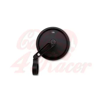 cafe 4 racer - LSL NOVA-RUN handlebar end mirror, short black - LSL Bar end mirrors 4054783605088