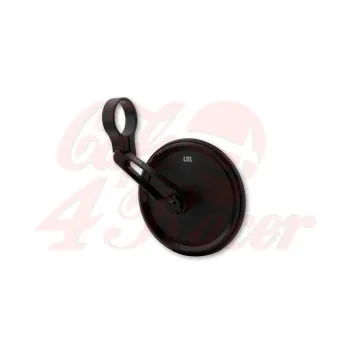 cafe 4 racer - LSL NOVA-RUN handlebar end mirror, short black - LSL Bar end mirrors 4054783605088